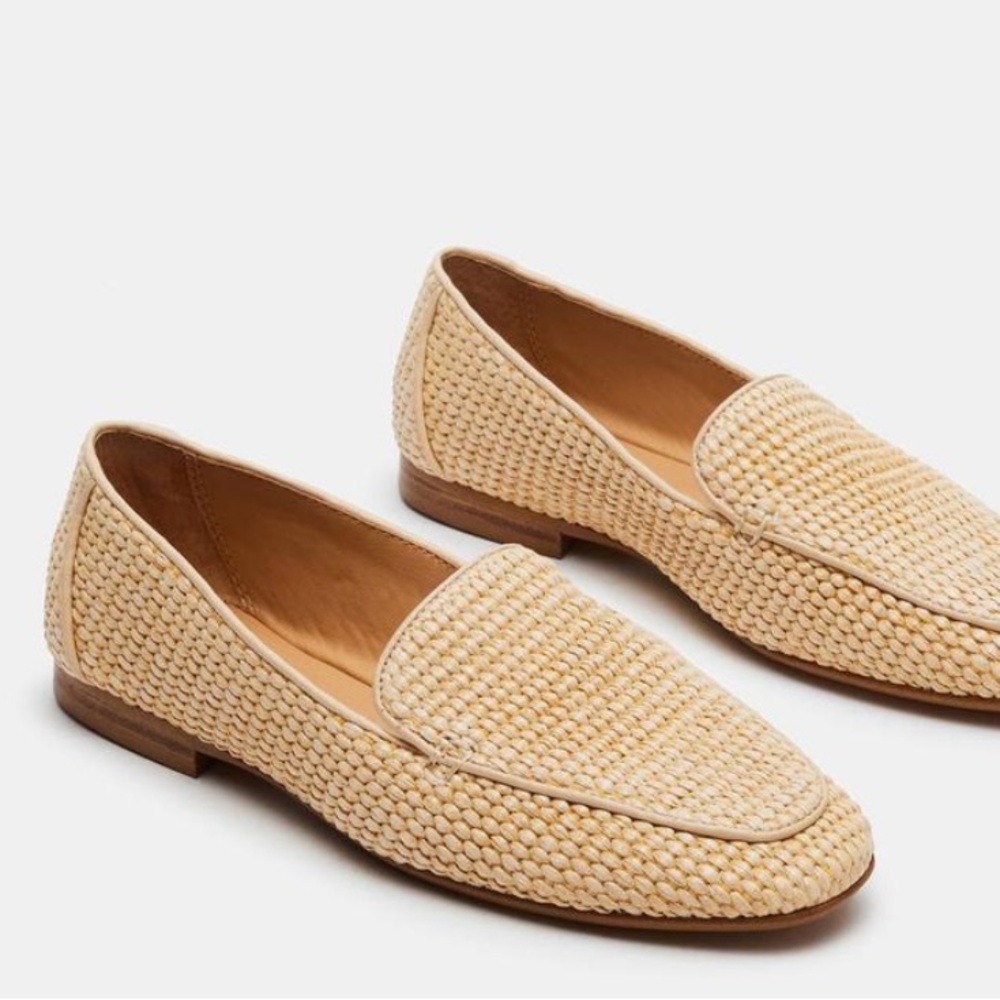 Steve Madden Fitz Rafia Loafers